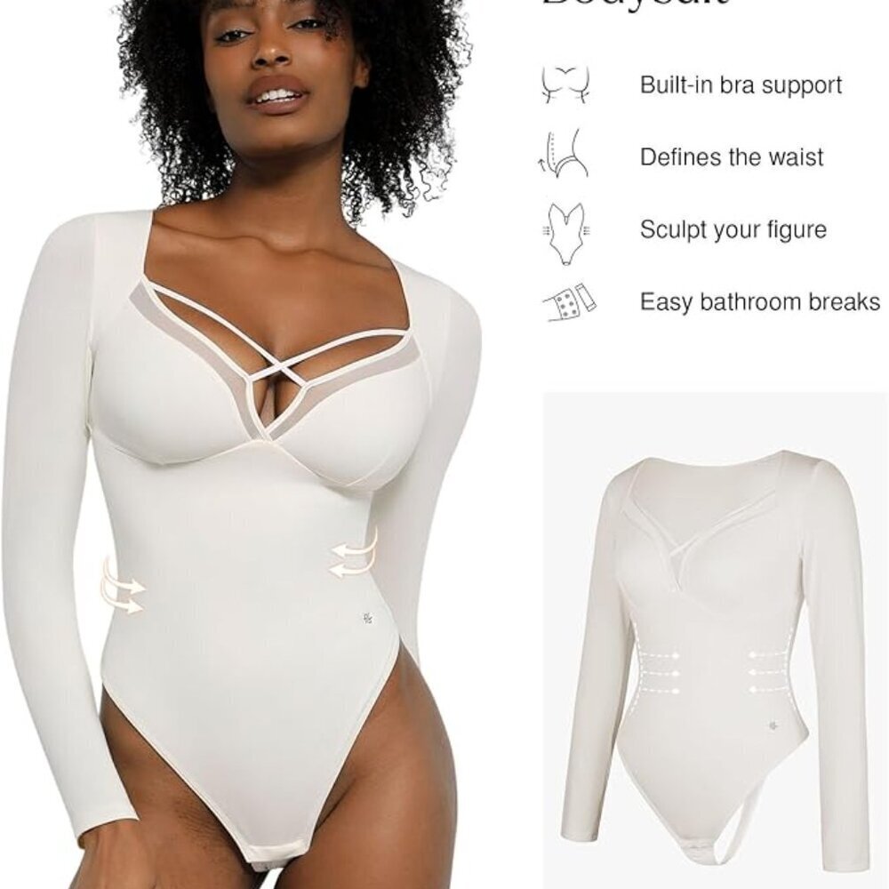 Long Sleeve Body Suits for Womens